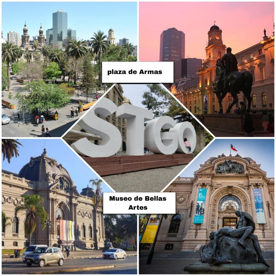 Centrico, Comodo Y Moderno Con Vista Privilegiada Hasta 4Pers Santiago du Chili Extérieur photo