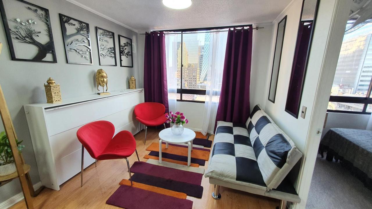 Centrico, Comodo Y Moderno Con Vista Privilegiada Hasta 4Pers Santiago du Chili Extérieur photo