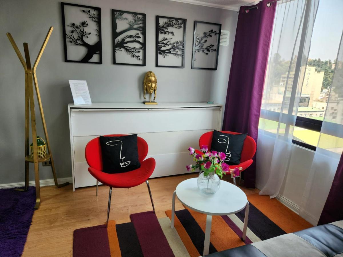 Centrico, Comodo Y Moderno Con Vista Privilegiada Hasta 4Pers Santiago du Chili Extérieur photo